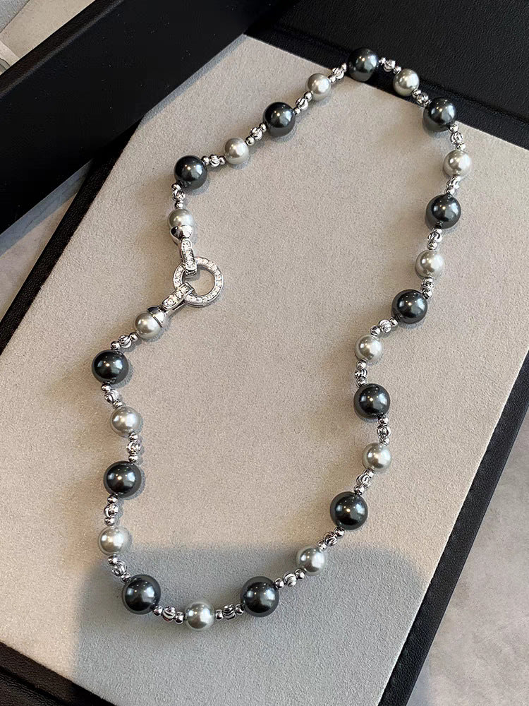 Entry Lux Pearl Female Light Luxury Minority High Sense Necklaces