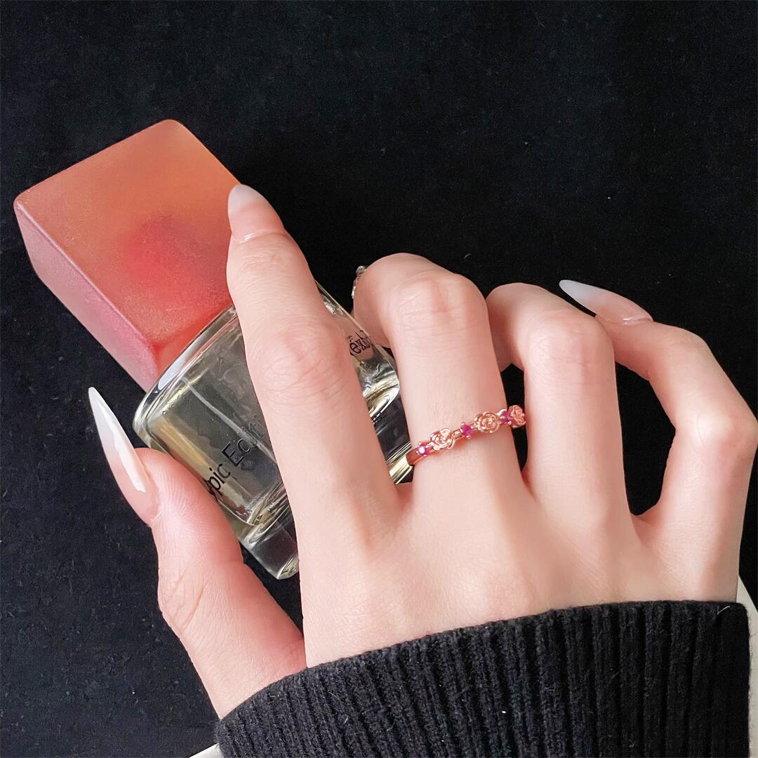 Princess Style Design Premium Personality Red Rings
