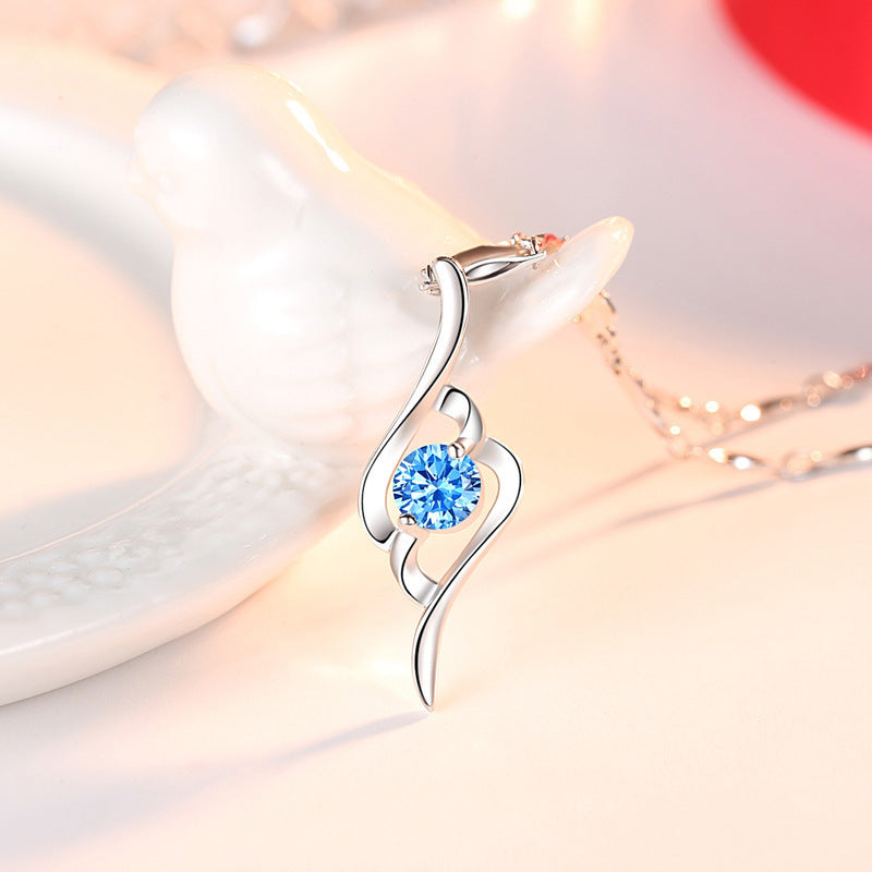Women's Arrow Of Love Imitation Diamond Simple Fashion Necklaces