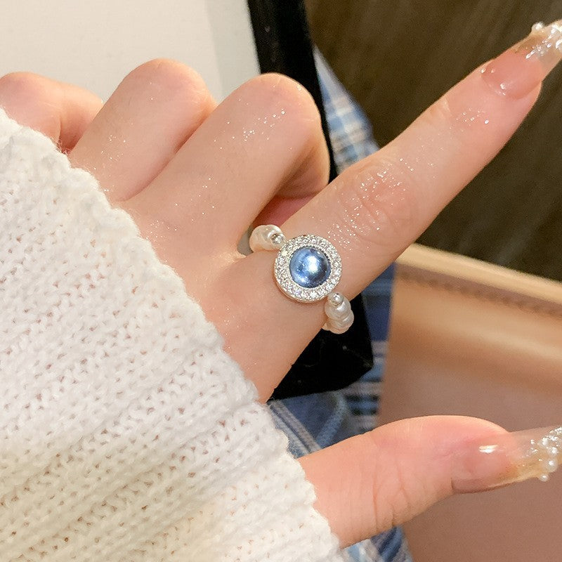 Female Simple Open Light Luxury Minority Rings