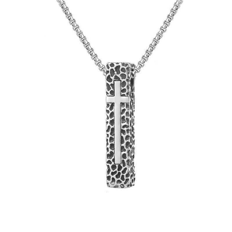 Men's Skull Titanium Steel Personality Half Face Necklaces