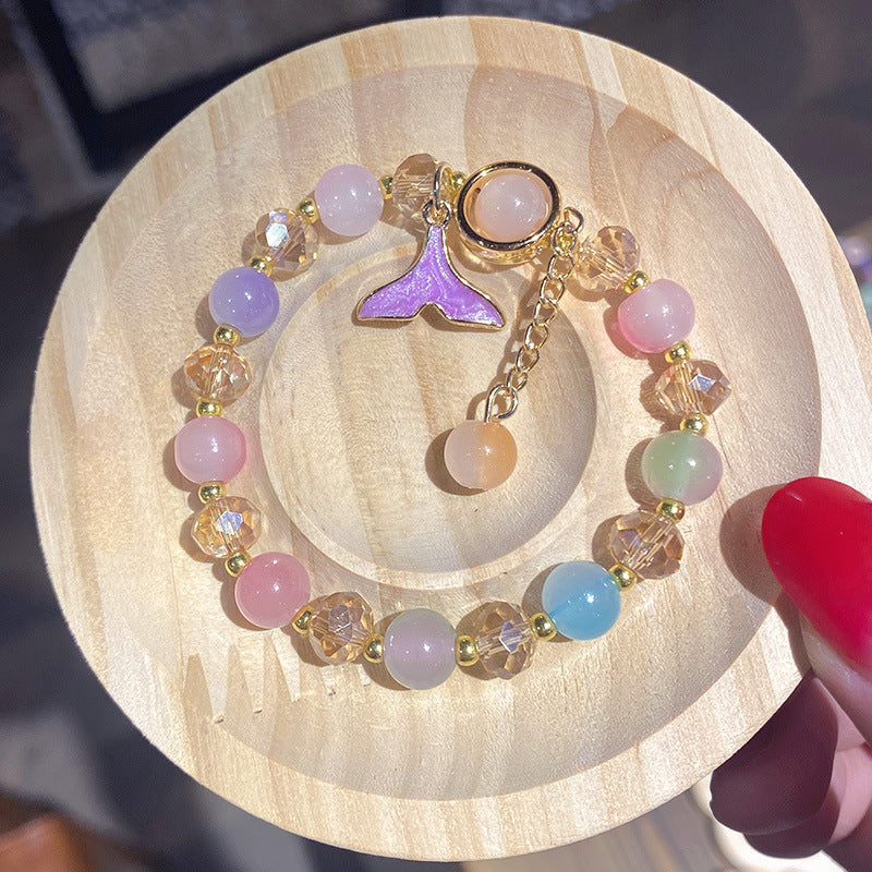 Children's Gift Beaded Day Send Ice Transparent Bracelets