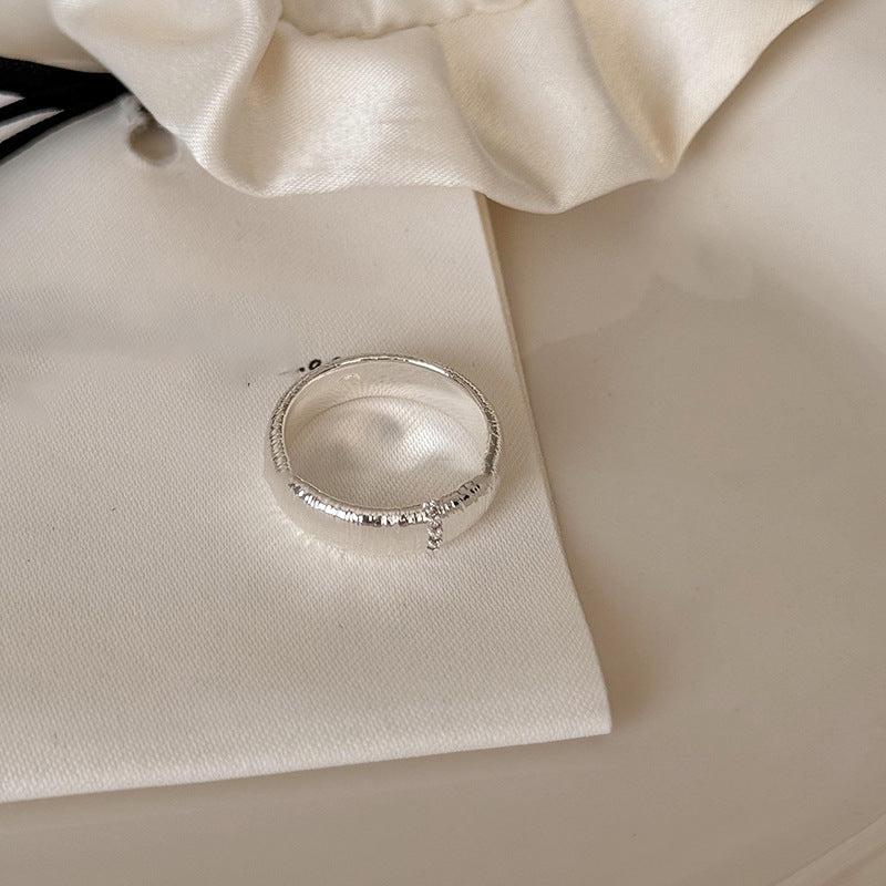 Women's Hollow Wave Geometric Open Trendy Design Rings