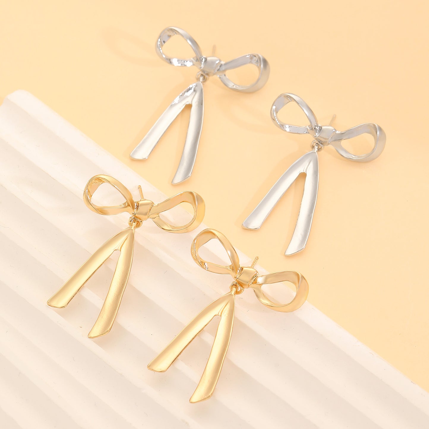 Women's Design Fairy Tale Zircon Bow High-grade Earrings