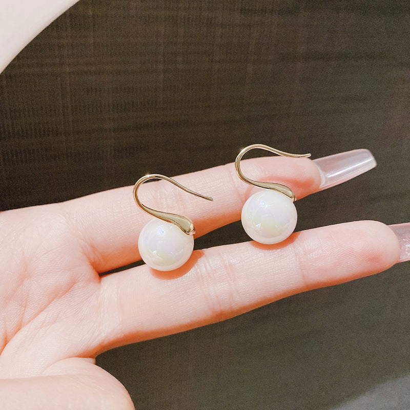 Pearl Temperament Shell Pearls High-grade Simple Minority Rings