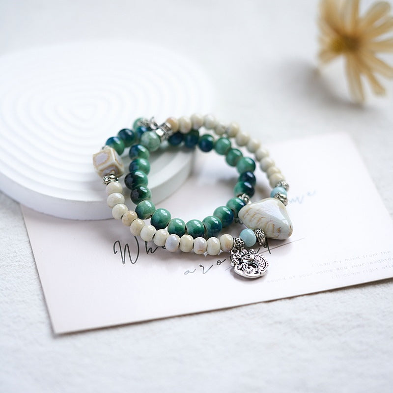 Ceramic Chinese Style Versatile Ancient Double Bracelets