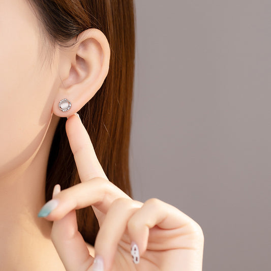 Grace Opal Stone Ear Advanced Design Earrings