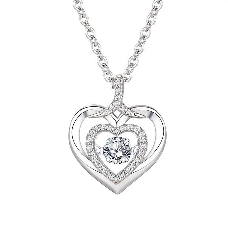 Heart Clavicle Chain High Sense Simple Necklaces