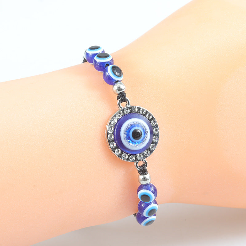 Woven Lucky Beads Charm Carrying Strap Bracelets