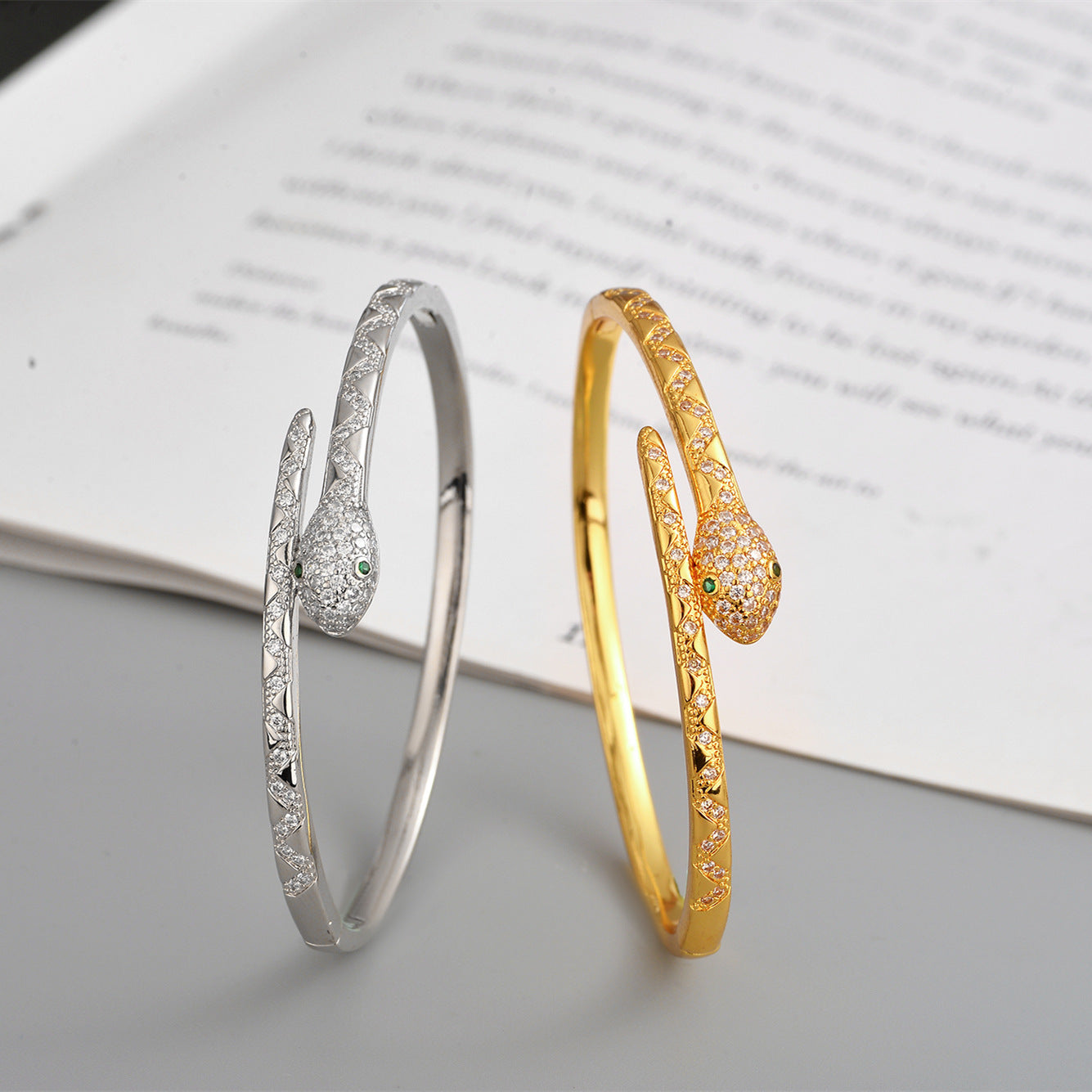 Women's Genuine Gold Electroplated Zircon Fashionable Simple Light Luxury Bracelet