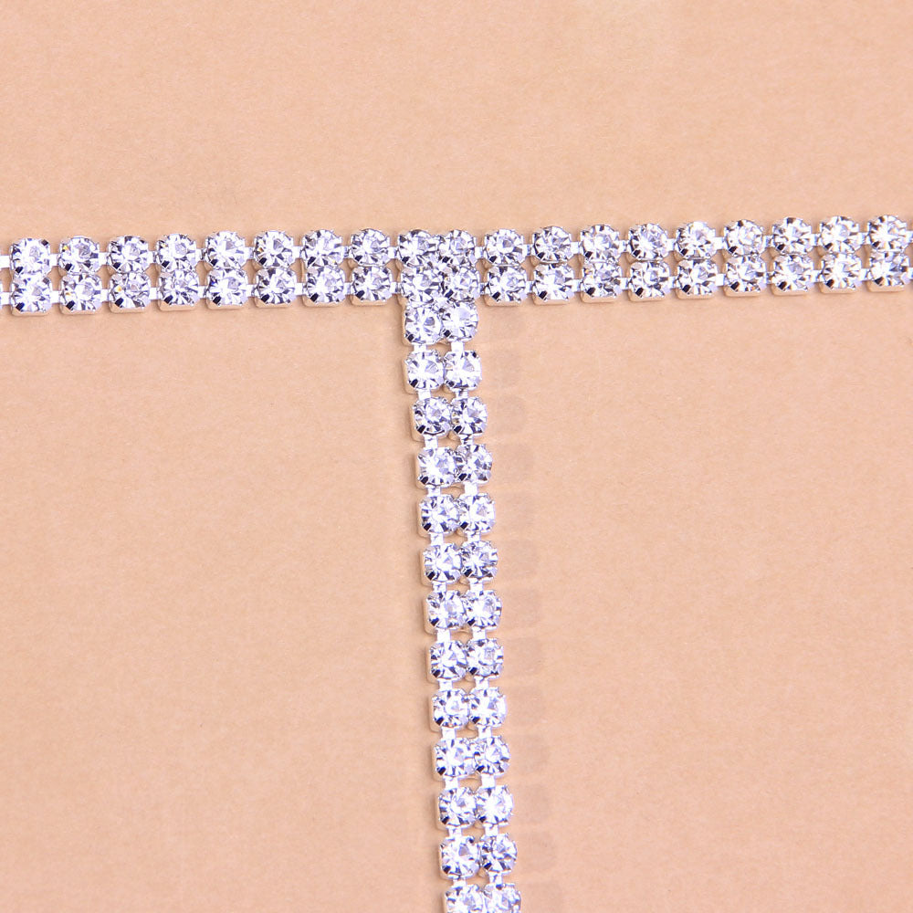 Women's Long Ornament Simple Fashion Rhinestone Necklaces