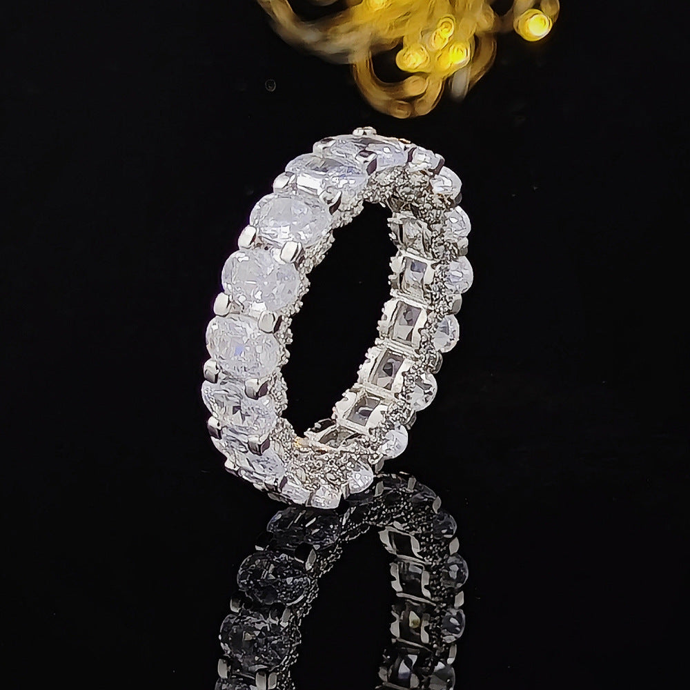 Full Diamond Simple Female Niche Advanced Rings