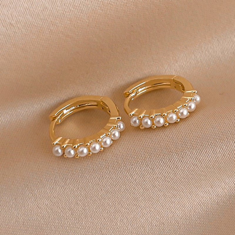 Luxury Mermaid Pearl Fashion High Sense Earrings
