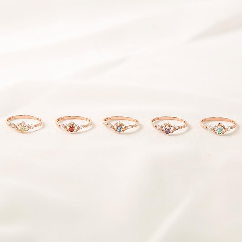 Running Away Princess Heart Bell Fairy Rings