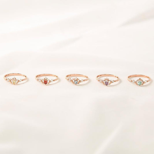 Running Away Princess Heart Bell Fairy Rings