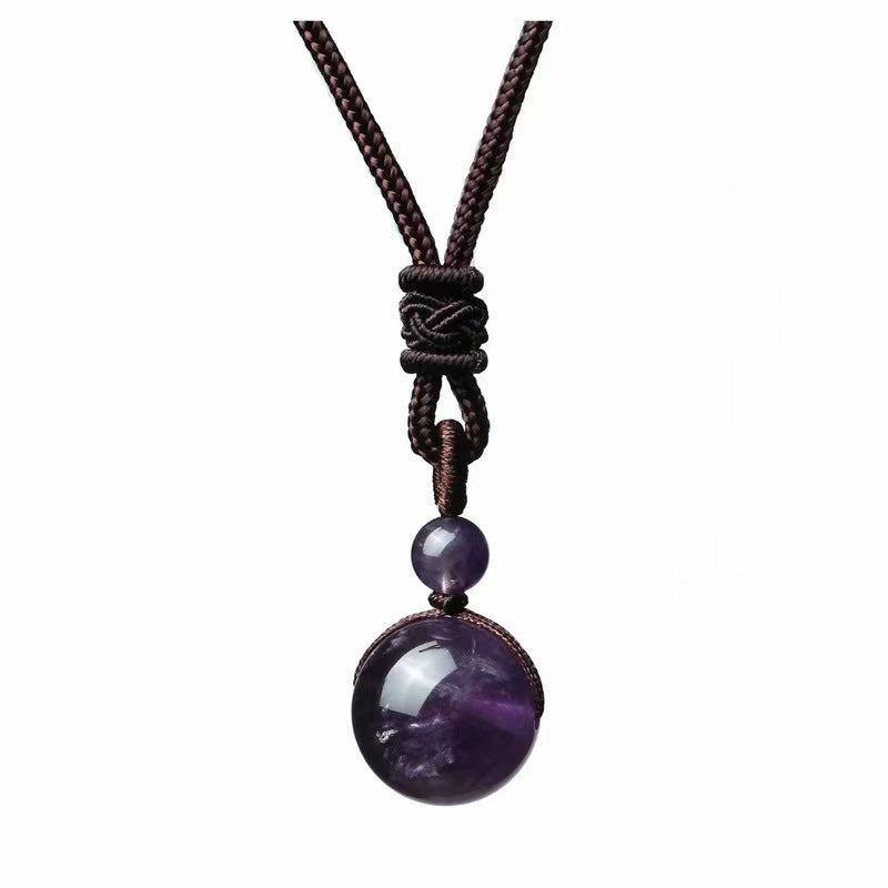 Men's Brocade Tigereye Natural Obsidian Amethyst For Necklaces