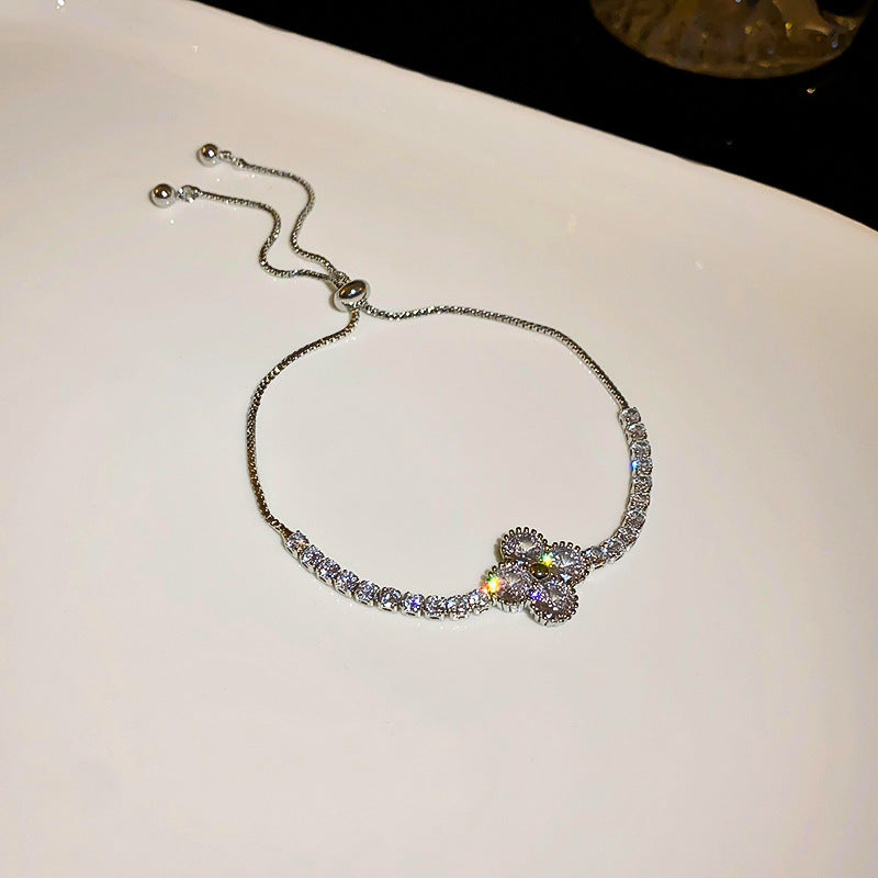 Women's Four-leaf Grass Korean Style Light Luxury High-grade Bracelets