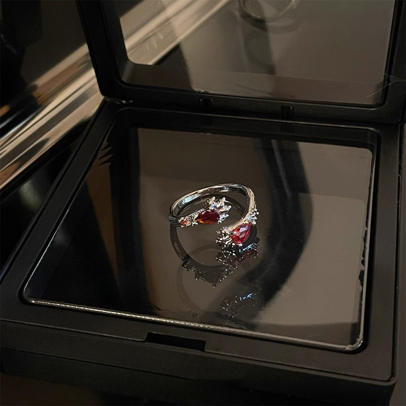 Women's & Men's High-grade For Twin Cold Niche Design Rings