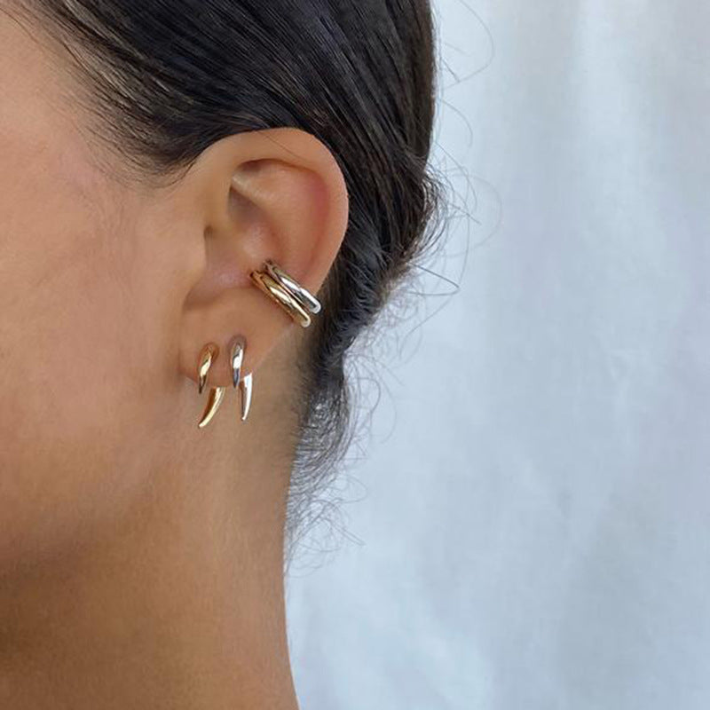 Personality Stylish Glossy Horn Female Creative High Sense Rings