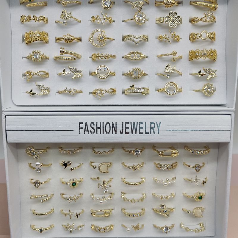 Women's Durable Diamond Pen Rhinestone Color Rings