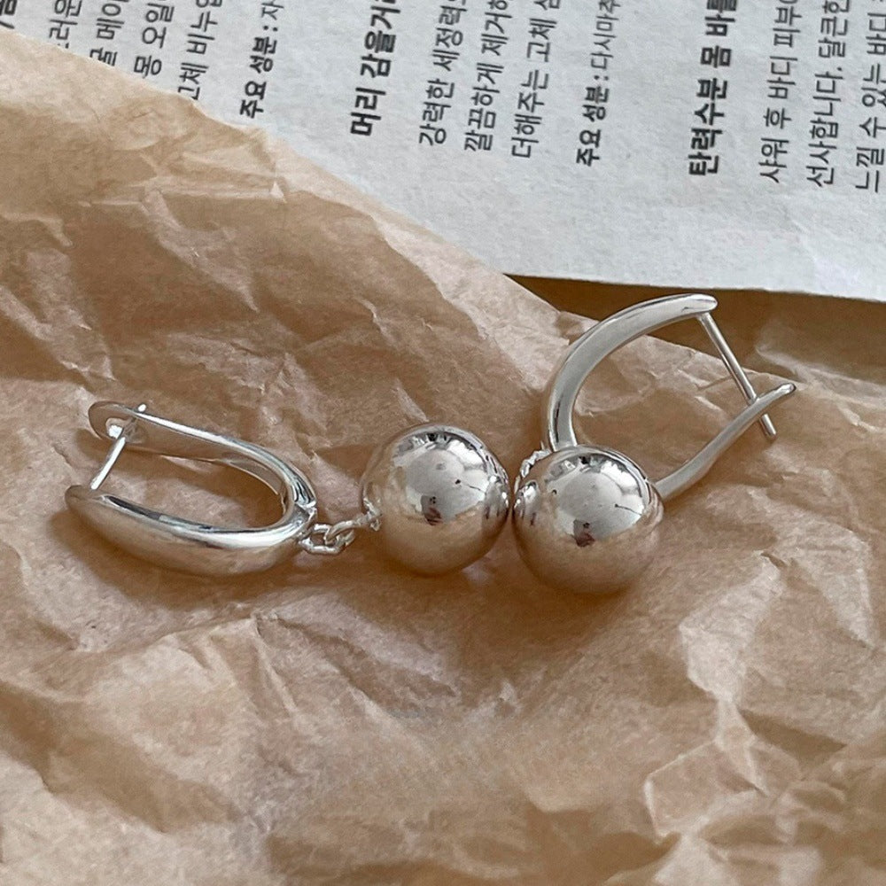 Women's Style High-grade Pearl For Sterling Sier Earrings