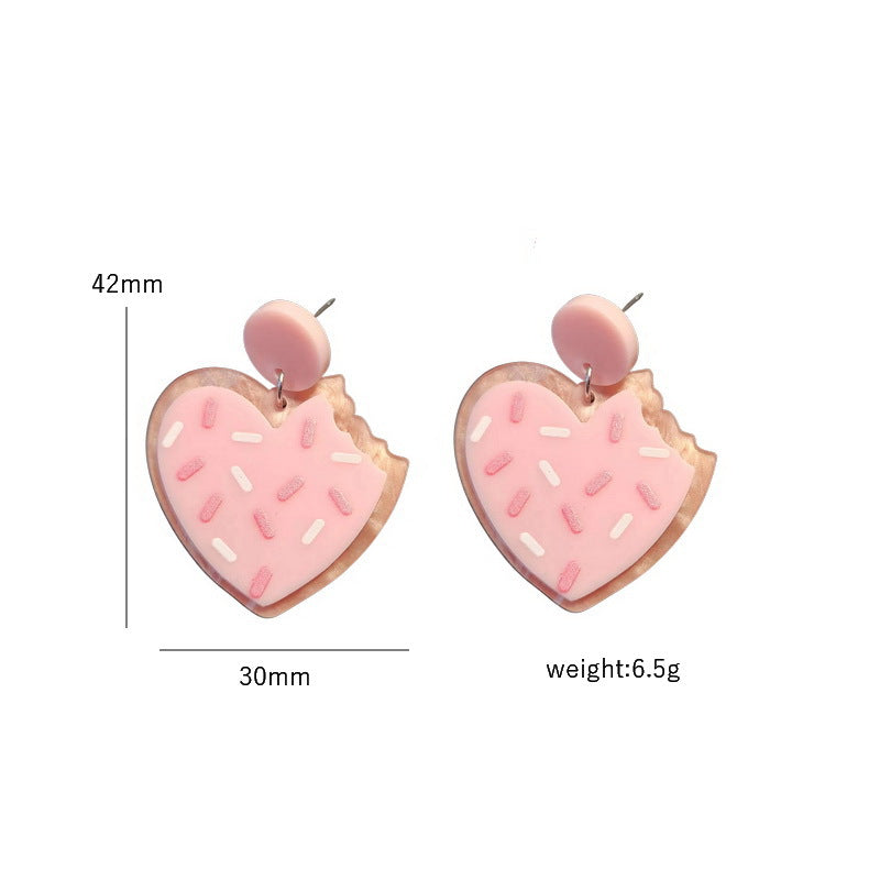 Love Letter With Heart Envelope Cupid Boots Earrings