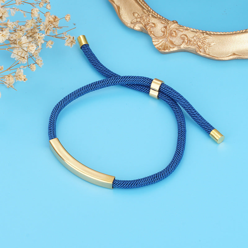 Material Stainless Steel Holiday Gift Advertising Small Titanium Bracelets