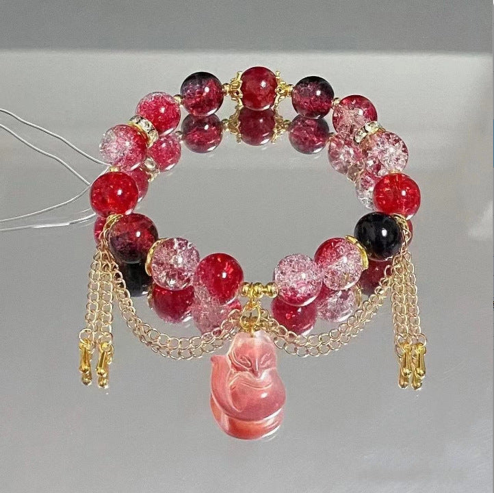 Be Rich Soon Chubby Lock Female Design Bracelets
