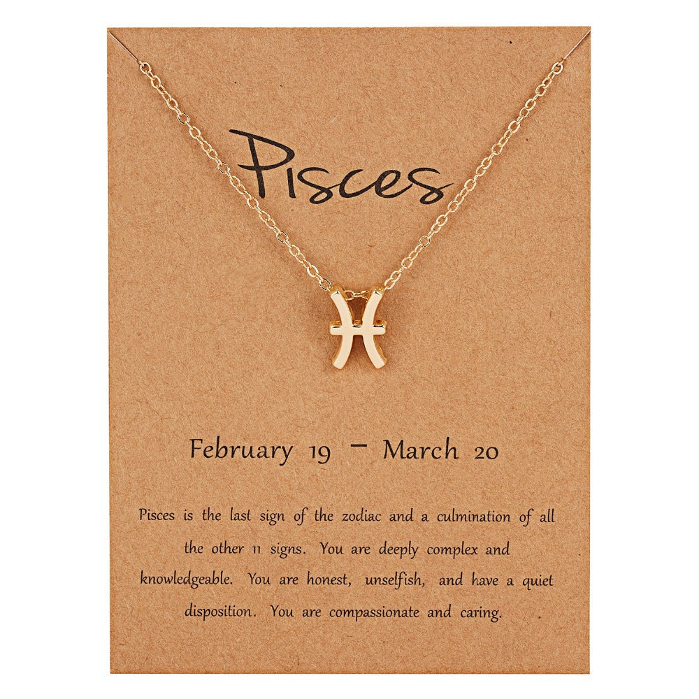 Creative Twee Constellations Constellation Card Choker Necklaces