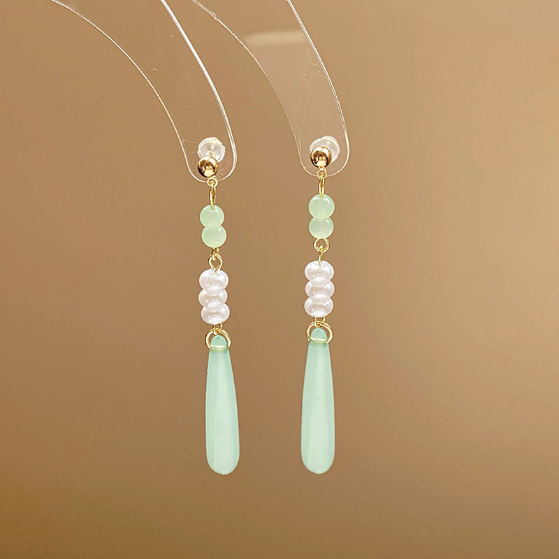 Ink Female Niche Design Ear High Earrings