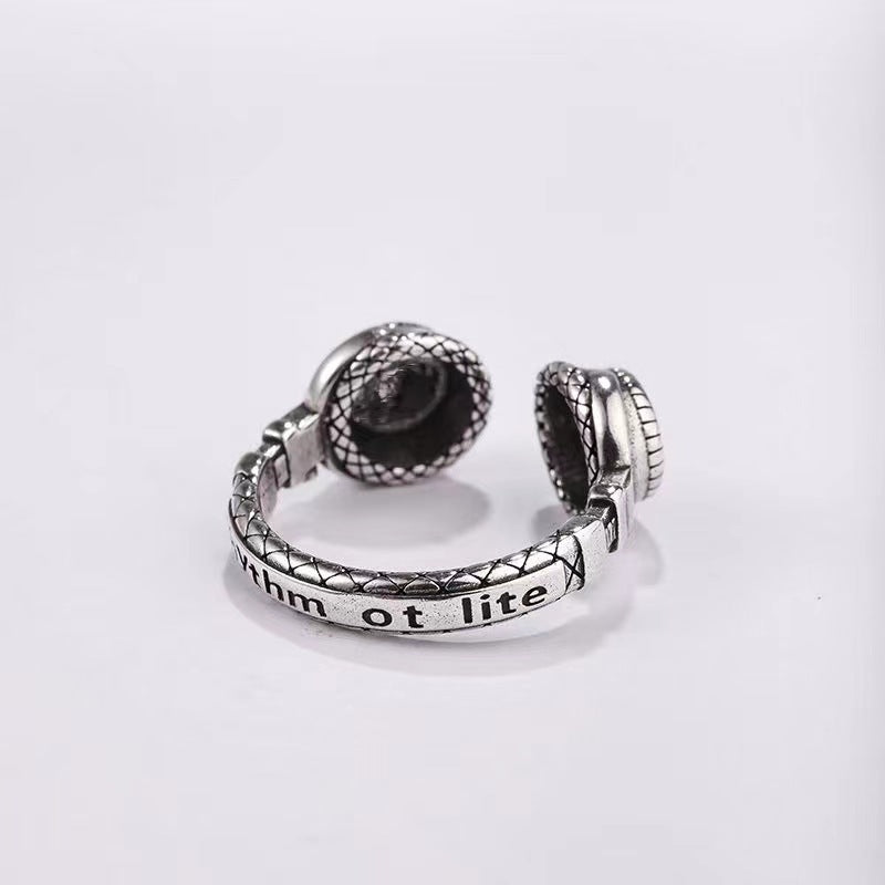 Men's Retro Simple Punk Hip Hop Disco Dancing Personality Rings