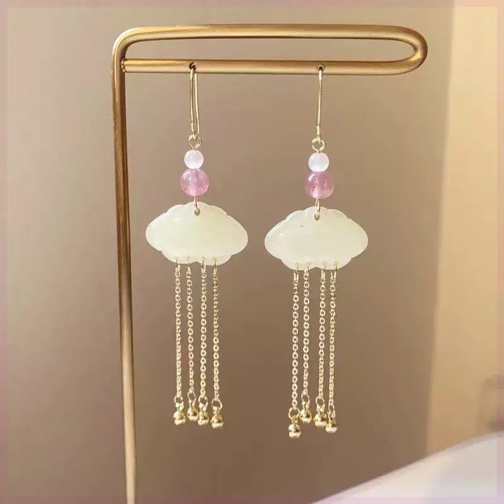 Ink Female Niche Design Ear High Earrings