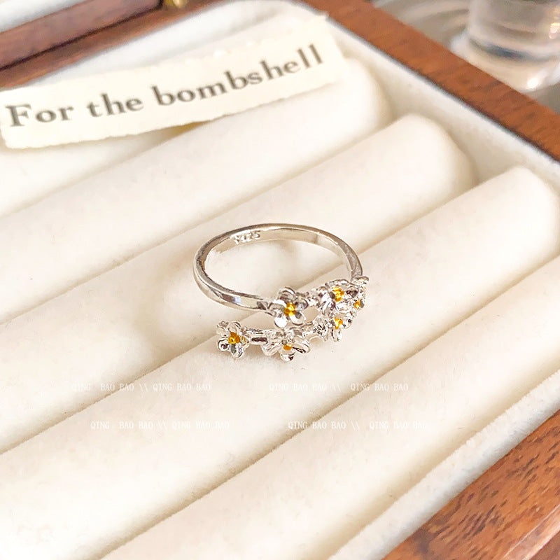 Niche Design Female Temperament Wild Personality Rings