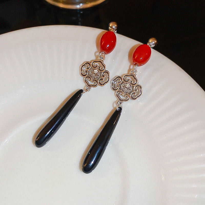 Women's Pearl Light Luxury Elegant Versatile High-grade National Earrings