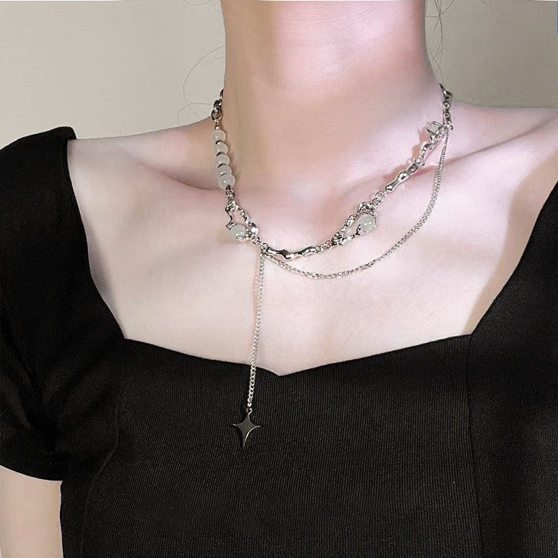 Element Female High Light Luxury Temperament Necklaces