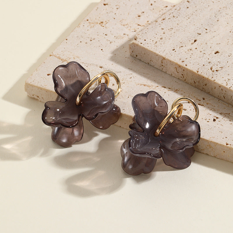 Women's Fashion Handmade Butterfly Shape Multicolor Earrings