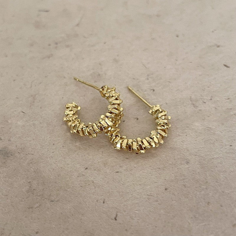 Women's Of Sier Round Light Luxury Minority Earrings