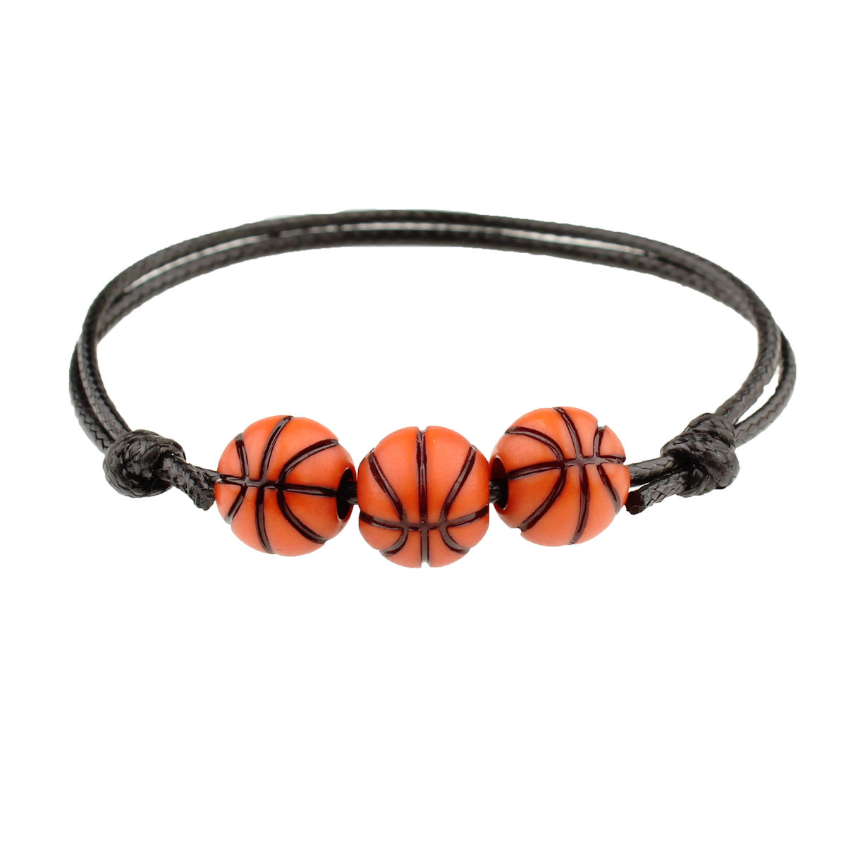 Sports Softball Football Baseball Simple Personalized Ball Bracelets