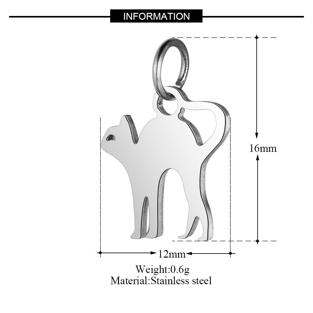 Small Five-pointed Star Elephant Cat Wings Lotus Pendants
