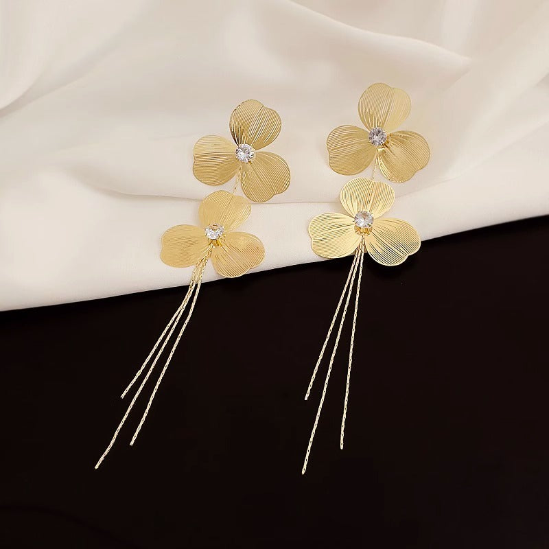 Women's Tassel Elegant Long Personalized Light Luxury Earrings