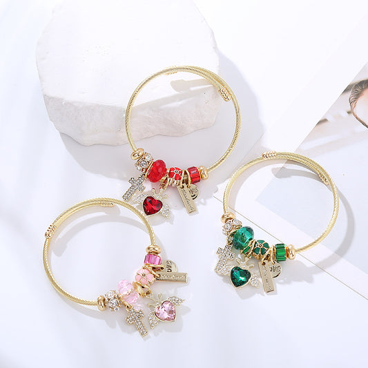 Fashion Adjustable Gold Love Couple Female Bracelets