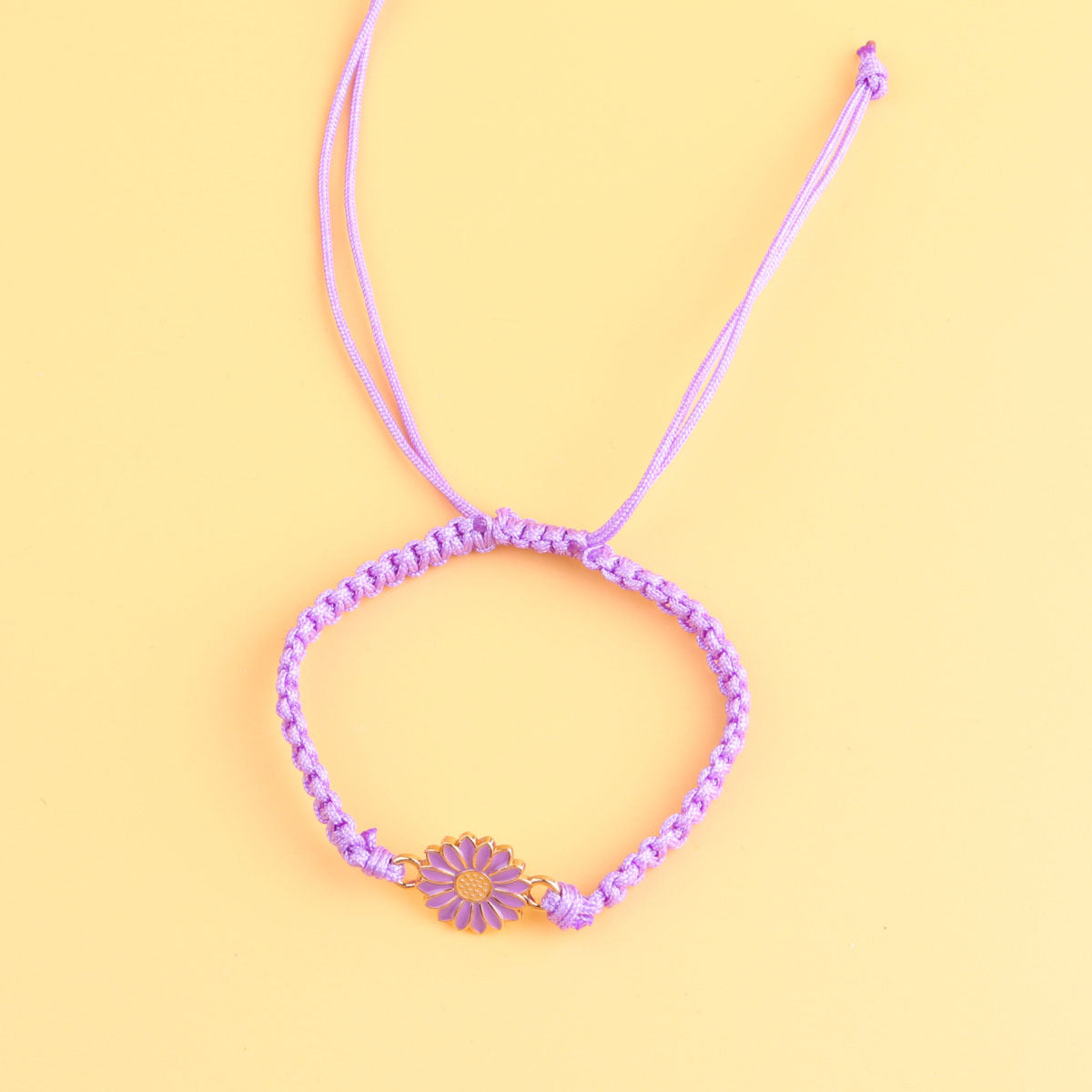 Exquisite Fashion Colorful Sunflower Woven Friendship Bracelets