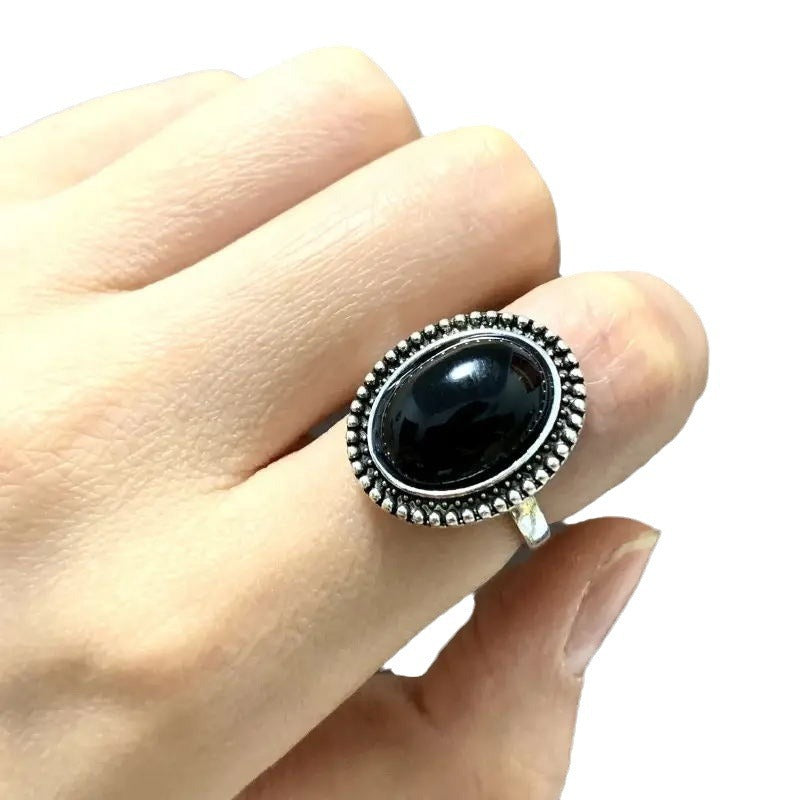 Women's Creative Simple Retro Round For Rings