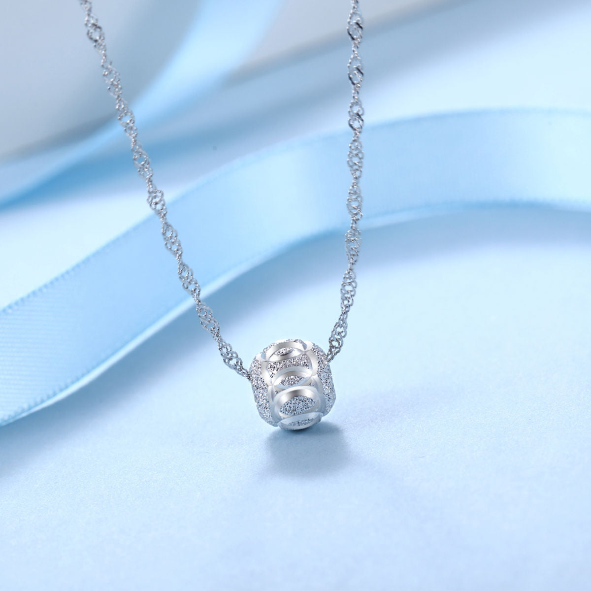Women's Beads Plated Sterling Sier Clavicle Chain Necklaces