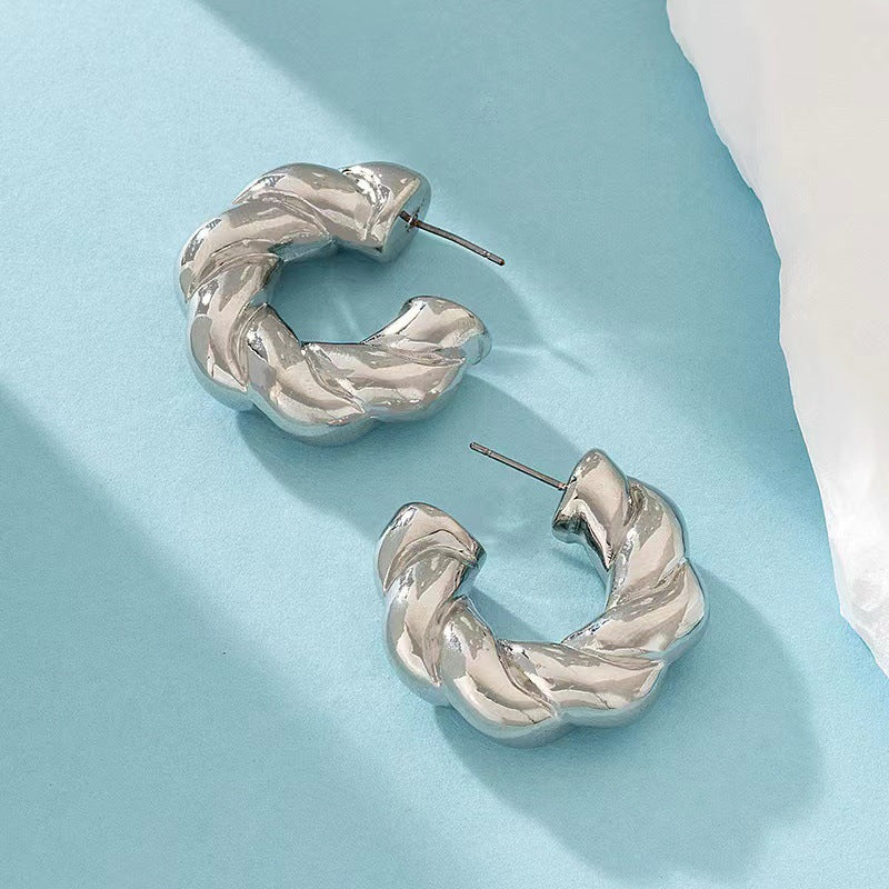Shaped High-grade Female Personalized Cold Style Earrings