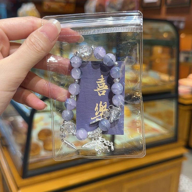 Women's & Men's Glazed Night Market Stall Ceramic Beaded Bracelets