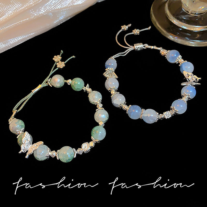 Cool Retro National Girlfriends Couple Design Bracelets