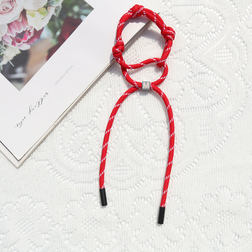 Rope Nylon Color Stylish Adjustable Polyester Bracelets