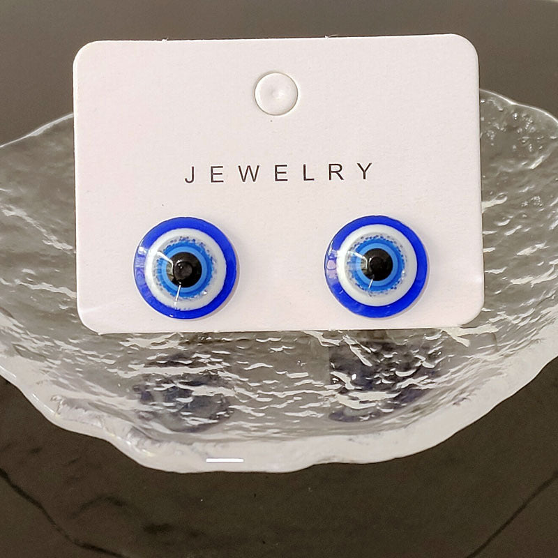 Devil's Eye Blue Eyes Acrylic Vintage Rings