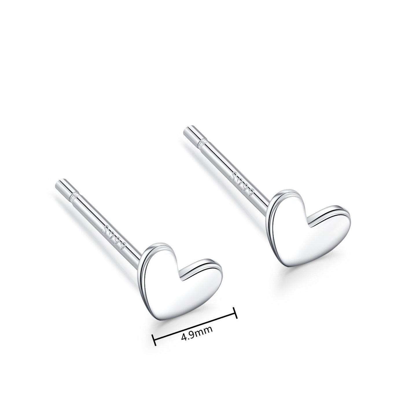 Women's Sterling Sier For Trendy One Week Small Ornament Earrings